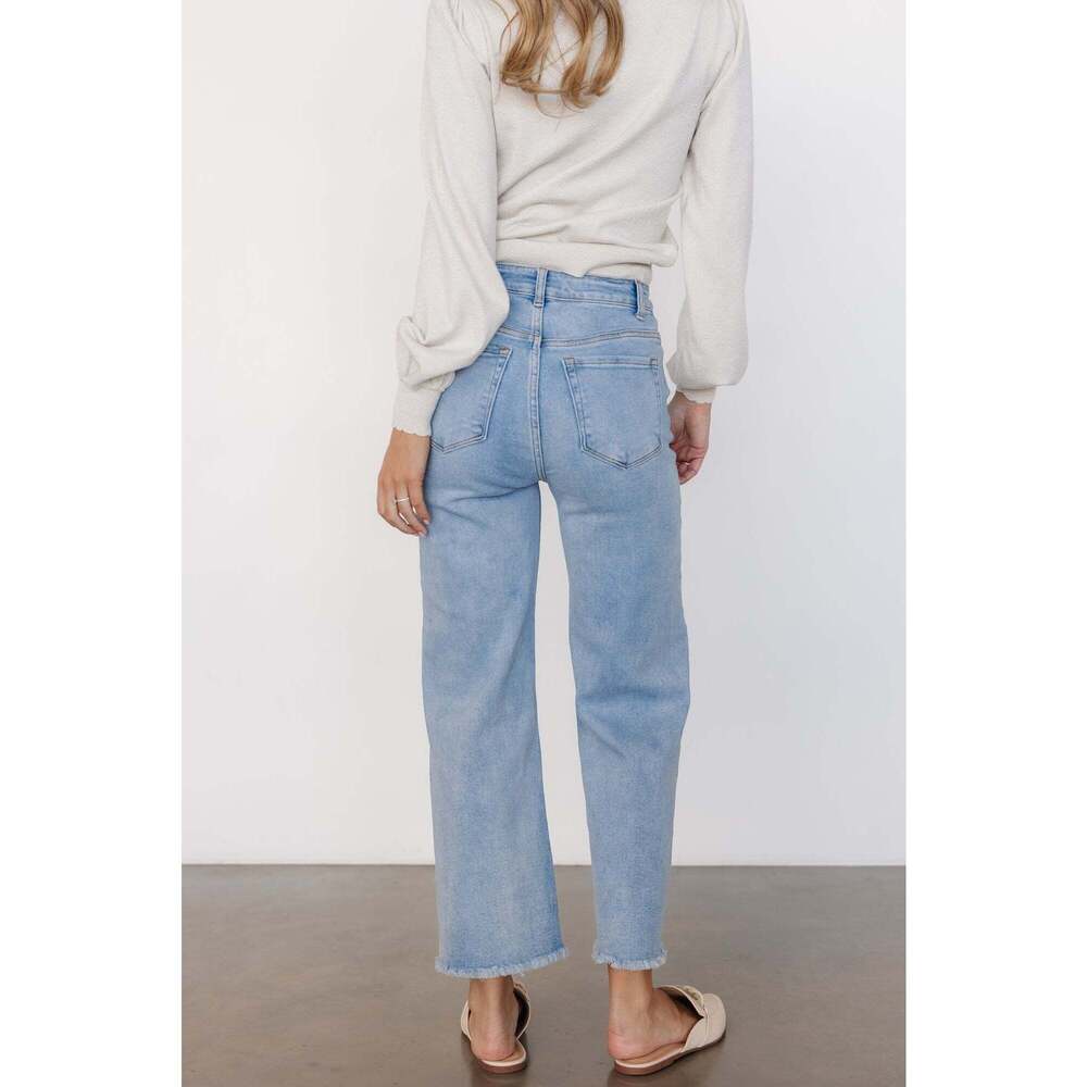 Baltic Born Brody High Rise Wide Leg Jeans | Light Wash Size 2929 - Picture 5 of 5